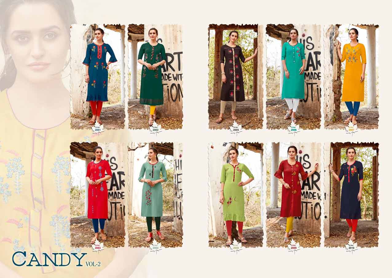 Candy Vol-2 Casual Wholesale Kurti Catalog Candy Vol-2 Casual Wholesale Kurti Catalog